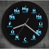 Periodic Table Chemical Element Wall Clock GT